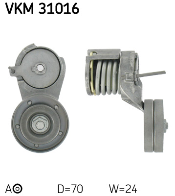 SKF Feszítőkar, hosszbordásszíj VKM31016_SKF